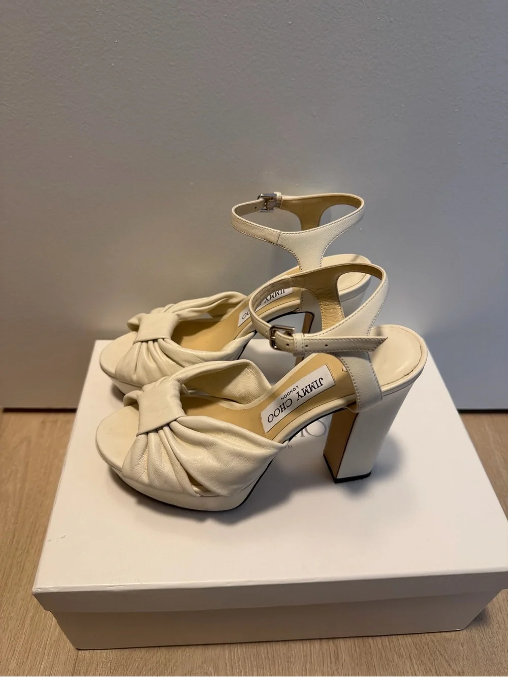 Jimmy Choo Heloise Platform Heels 120mm